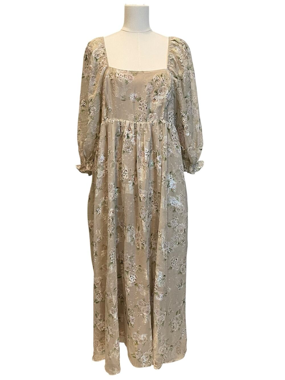 Arula Floral Maxi Dress Womens 1X NWT